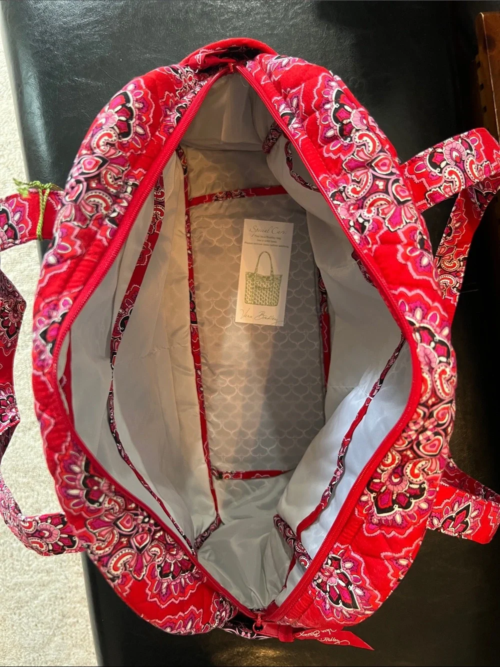 Vera Bradley Baby Bag Red Scarlet
